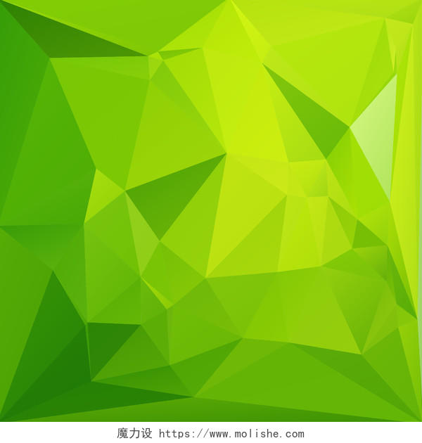 绿色多边形背景矢量素材